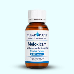 Méloxicam 0,125 mg/ml, suspension huileuse pour la stomatite