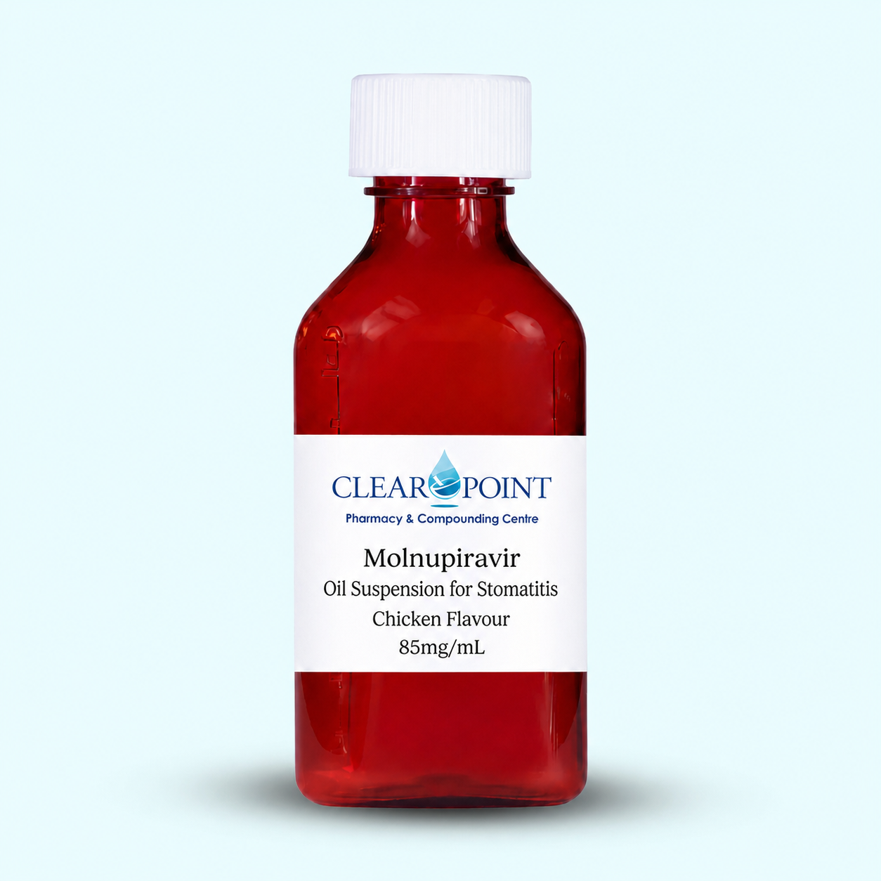 Molnupiravir 85mg/ml Oil Suspension for Stomatitis
